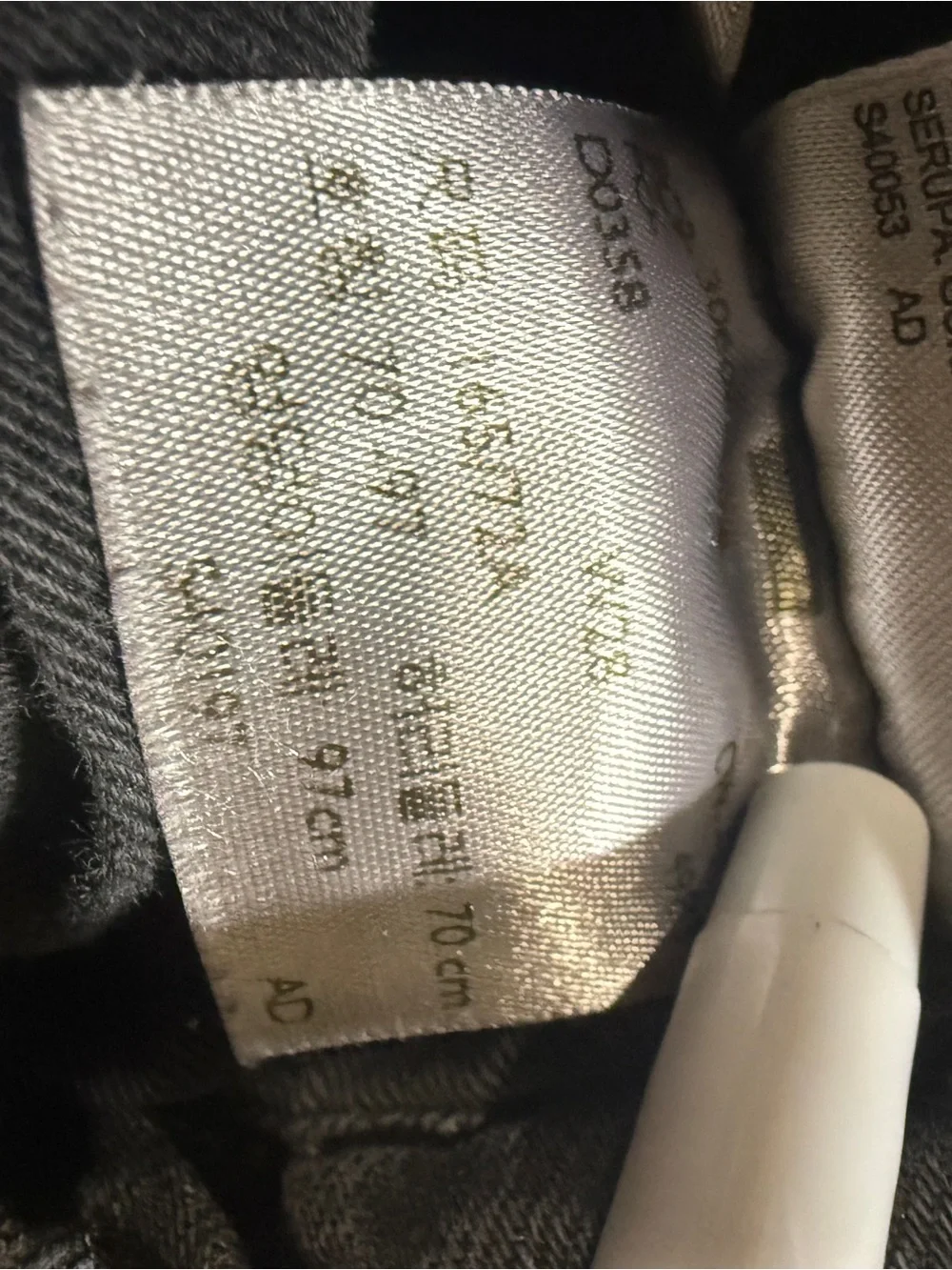 Levi's Slim Straight Jeans in Charcoal Black Orange tab